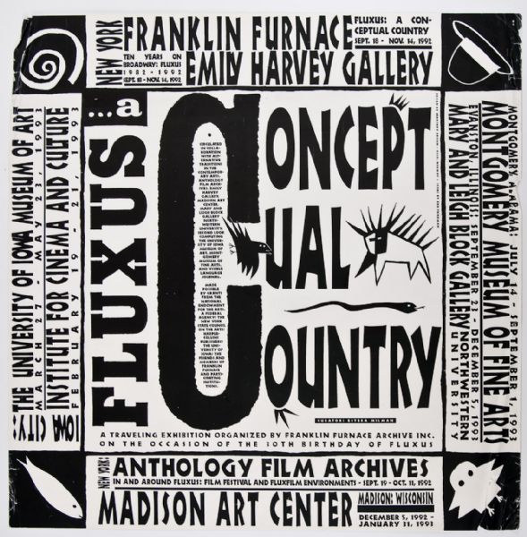 Conceptual Country Original Exhibition Poster